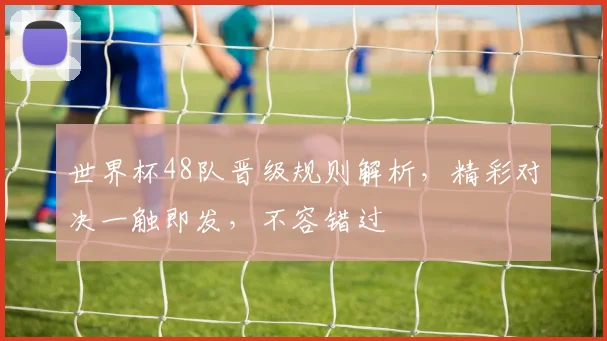 世界杯48队晋级规则解析，精彩对决一触即发，不容错过